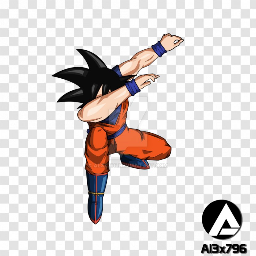 Goku Vegeta Super Saiya Dab - Silhouette - Dabbing Santa Transparent PNG