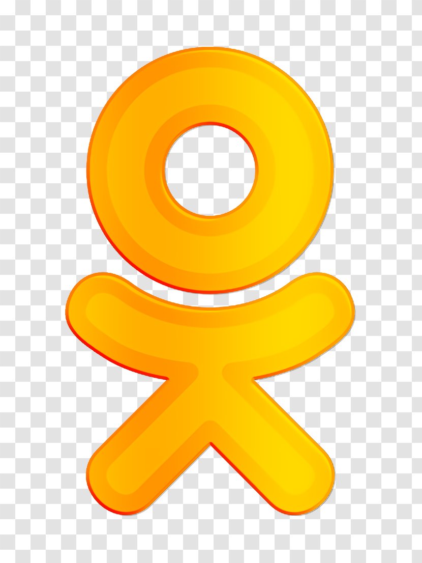 Odnoklassniki Icon - Orange - Number Symbol Transparent PNG