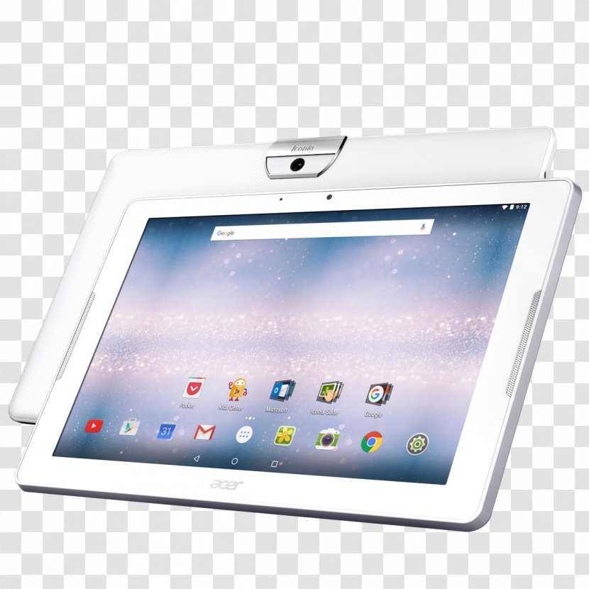 Android Computer IPS Panel MediaTek Multi-core Processor - White Tablet Transparent PNG