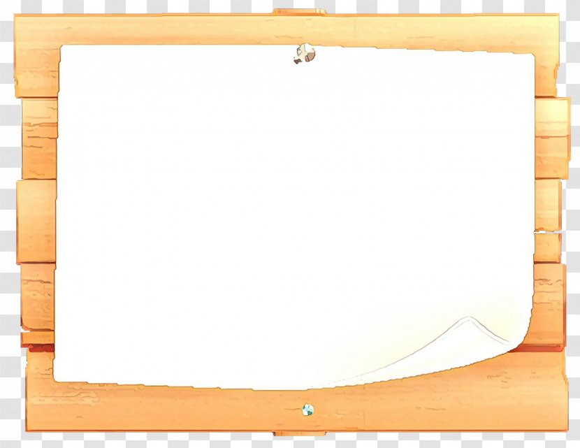 Wood Frame - Yellow - Rectangle Picture Transparent PNG