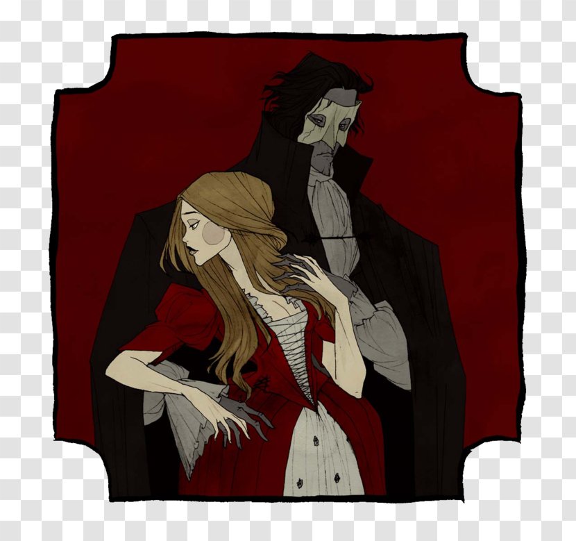 The Phantom Of Opera Artist Drawing - Gaston Leroux - Gomez Addams Transparent PNG