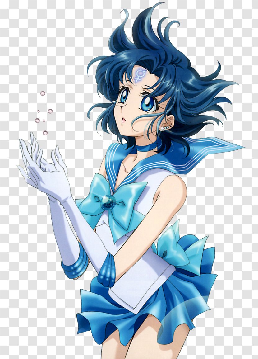 Sailor Mercury Moon Mars Venus Senshi - Heart Transparent PNG