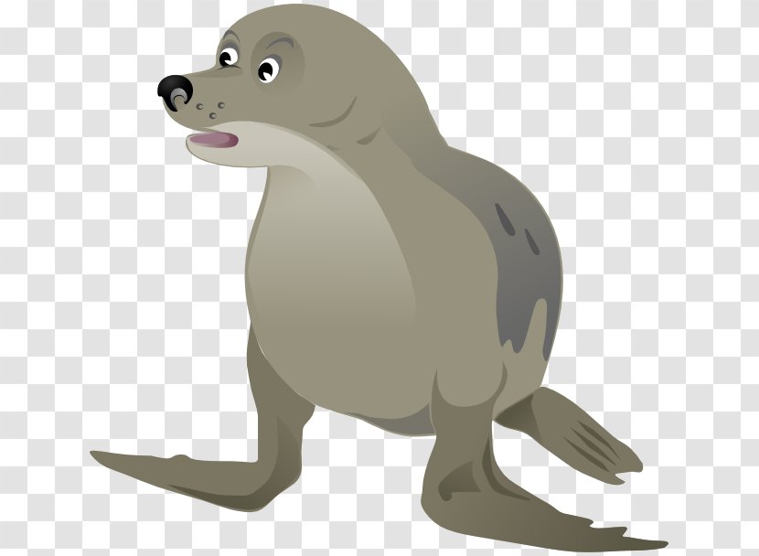 Sea Lion Pinniped Grey Seal Clip Art - Seals - Harbor Transparent PNG