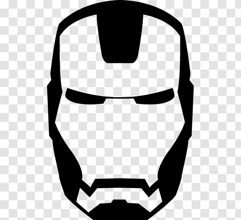 Iron Man Superhero Marvel Comics Logo - Monochrome Photography - Ironman Transparent PNG