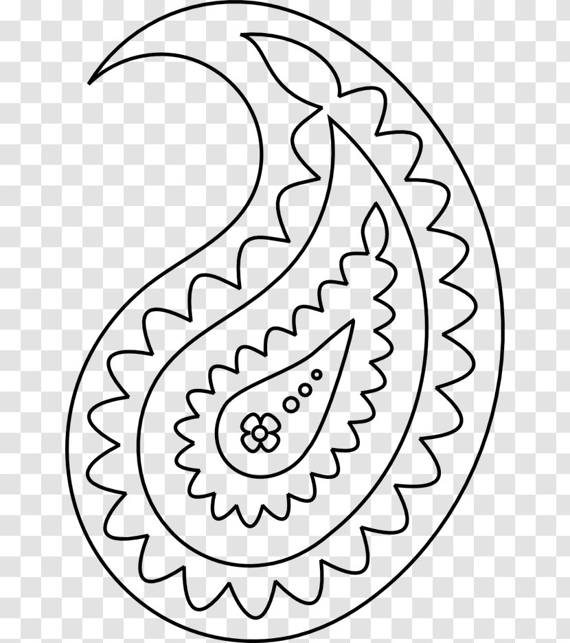 Paisley Drawing Clip Art - Line Transparent PNG