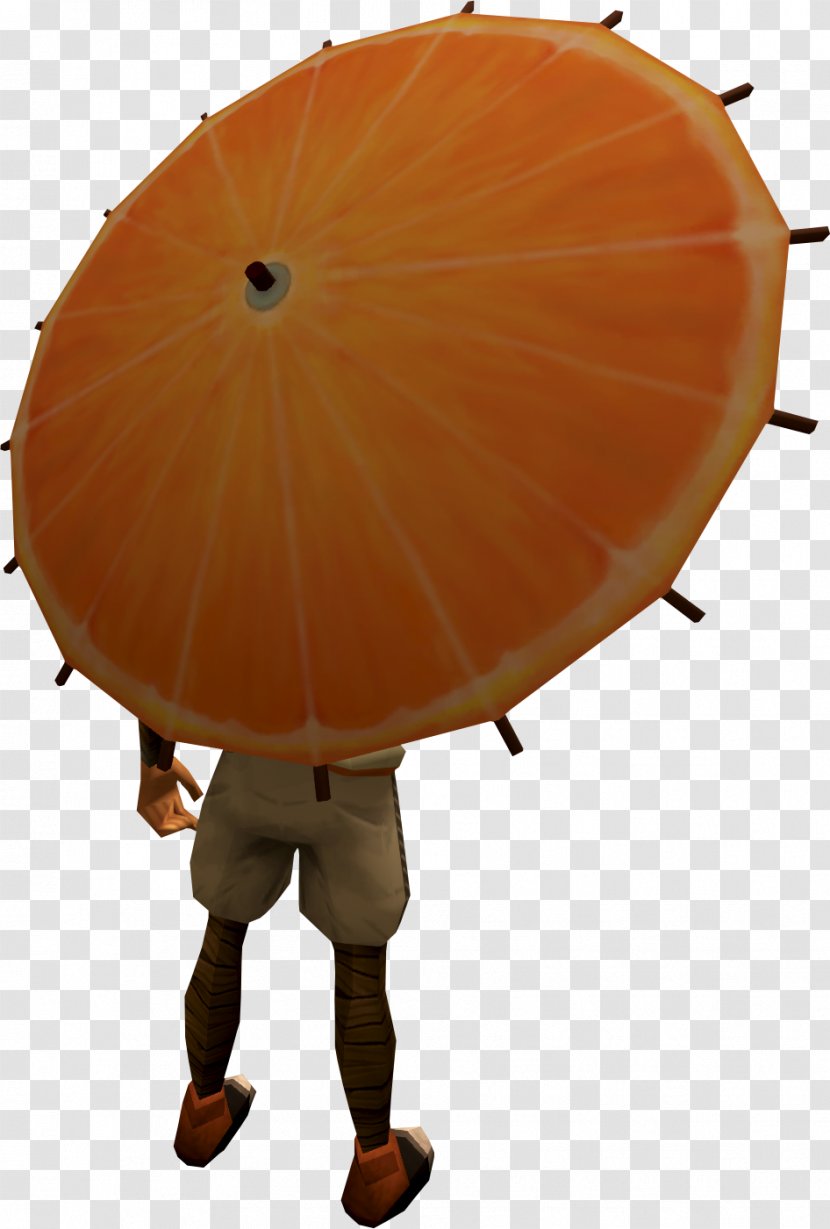 Umbrella Wiki RuneScape Beach Fruit - Orange - Parasol Transparent PNG