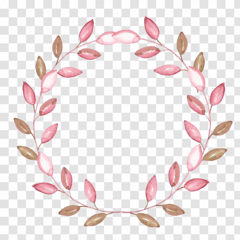 Baku Wreath Leaf If(we) - Karbon - Pink Garland Transparent PNG
