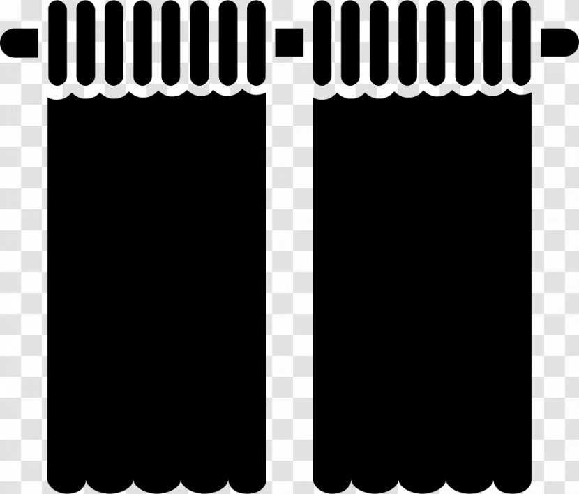 Window Blinds & Shades Curtain Drapery - Black - Curtains Transparent PNG