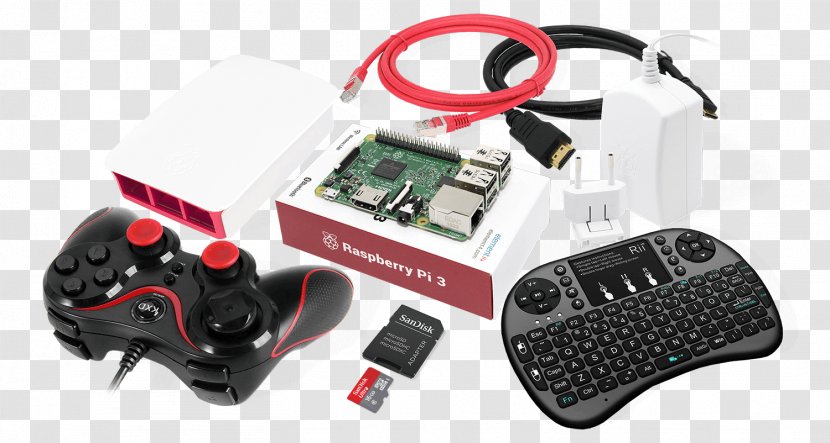 PlayStation 3 Joystick Game Controllers Raspberry Pi - Input Device Transparent PNG
