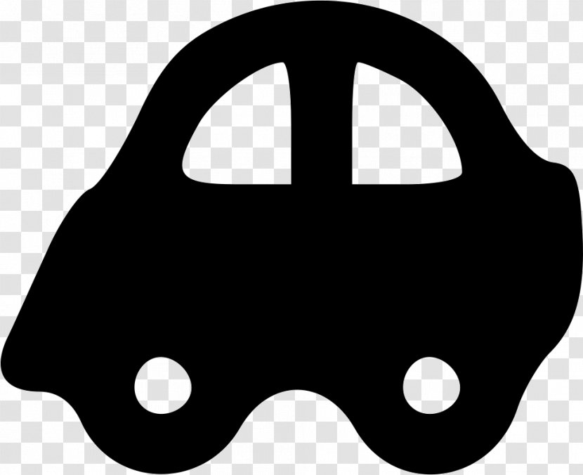 Computer File Clip Art - Black And White - Car Icon Top Transparent PNG