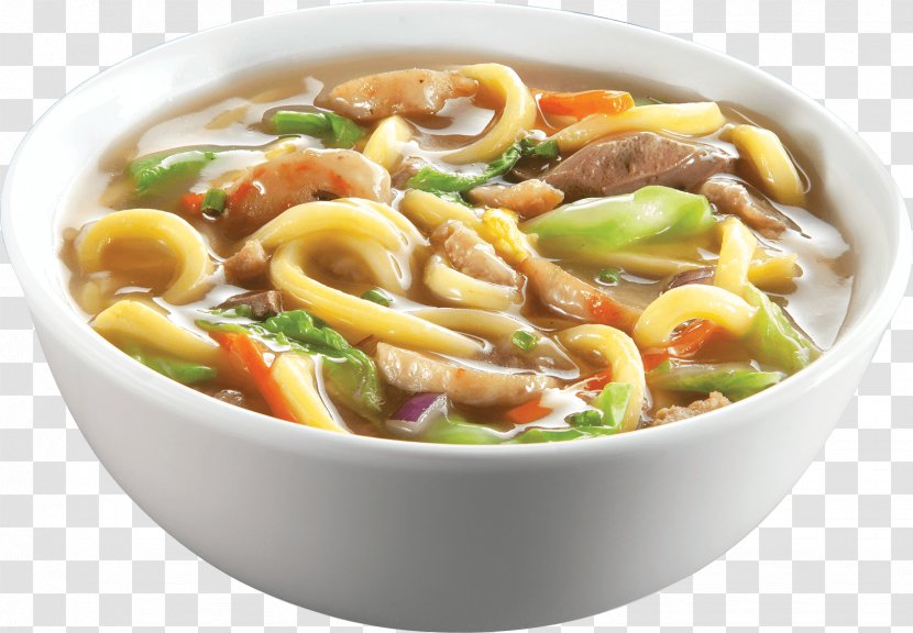 Noodle Soup Lomi Chinese Noodles Pancit Cuisine - Udon Transparent PNG