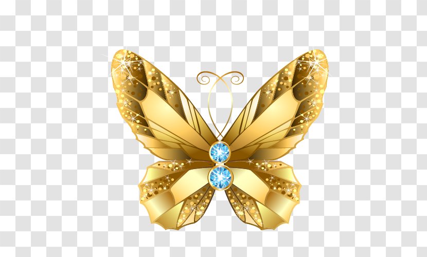 Gold Diamond Ring Chow Tai Fook U9996u98fe - Butterfly Elements Transparent PNG