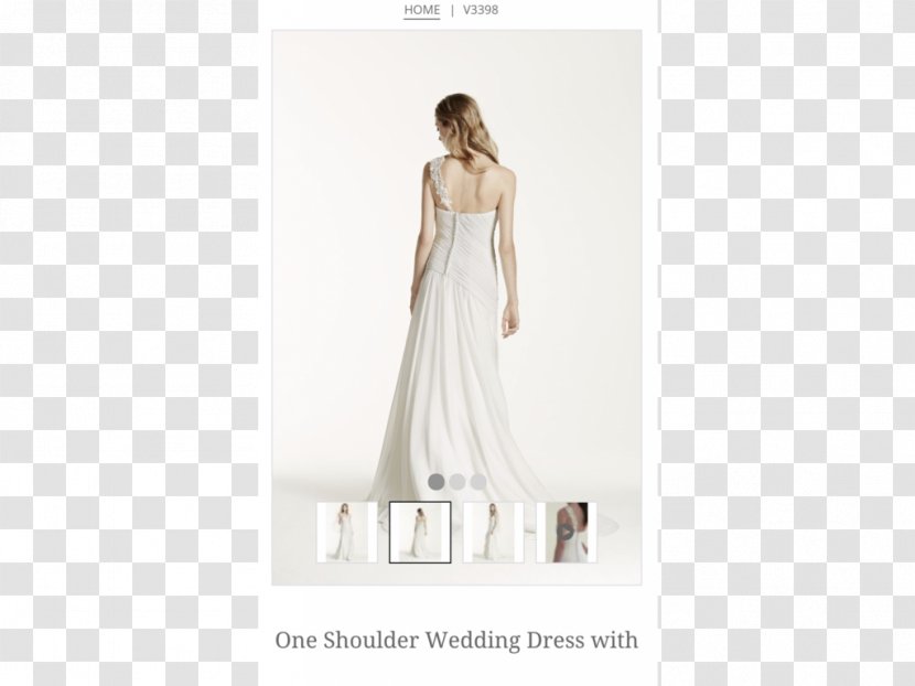 Wedding Dress Cocktail Gown - Flower Transparent PNG