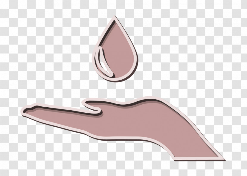 Icon Tear Icon Raindrop On A Hand Icon Transparent PNG