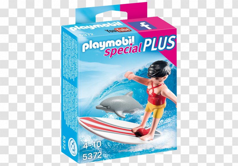 Playmobil 5372 Specials Plus Surfer With Surf Board Amazon.com Toy Surfing - Construction Set Transparent PNG