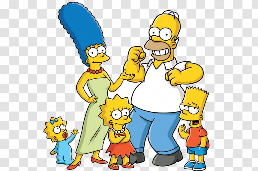 Homer Simpson Bart Lisa Television - Show Transparent PNG