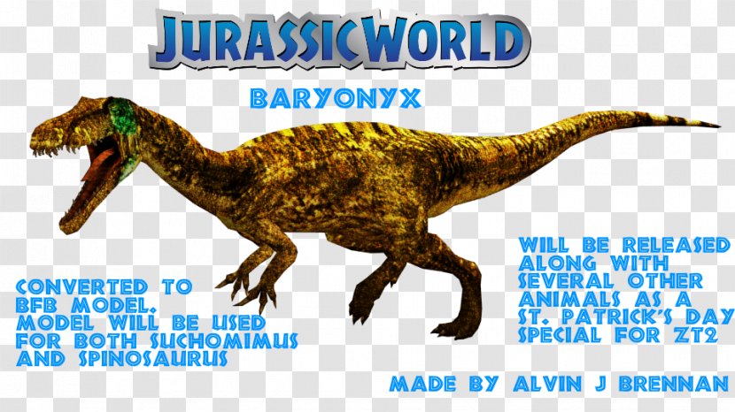 Velociraptor Baryonyx Jurassic Park: The Game Carnotaurus Tyrannosaurus - Corythosaurus - Apatosaurus Transparent PNG