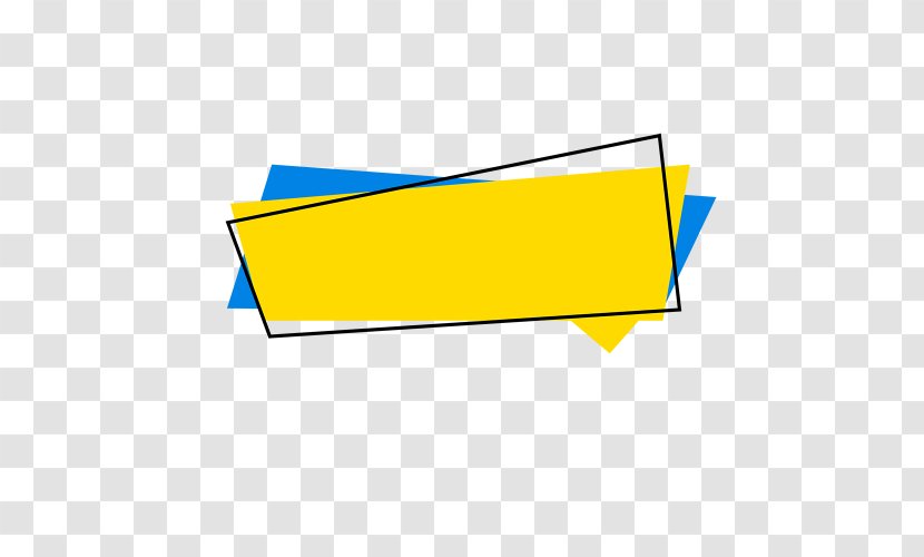 Web Banner - Yellow - Rectangle Transparent PNG