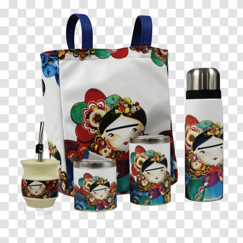 Mate Handbag Thermoses Mug - Plastic - Frida Kalo Transparent PNG