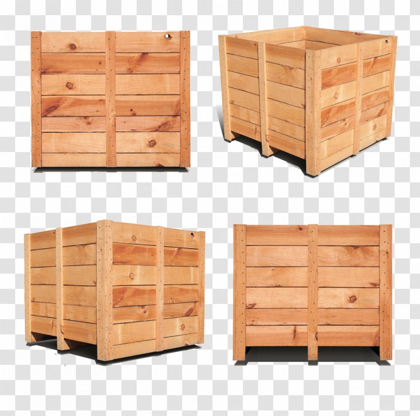 Crate Wooden Box Pallet - Dunnage - Boxes Transparent PNG