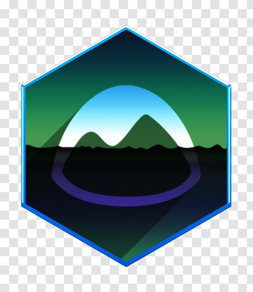 Social Media Icon - Shadow - Pyramid Logo Transparent PNG
