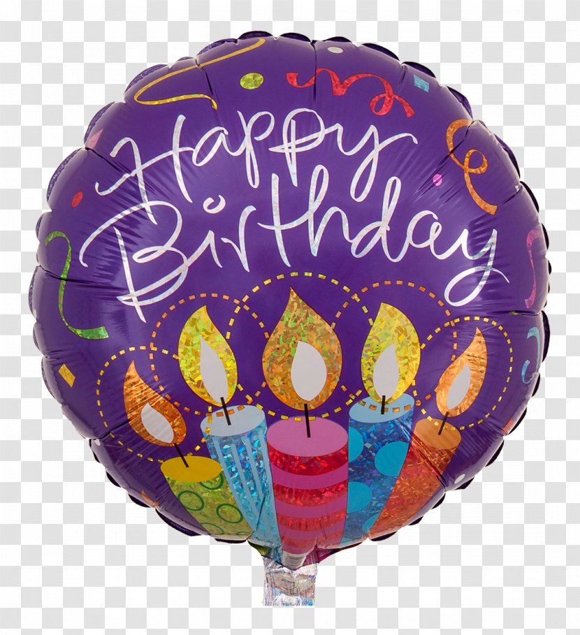 Balloon Aluminium Foil Birthday Party Candle Transparent PNG