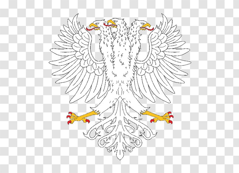 Three-headed Eagle Heraldry Coat Of Arms Illustration - Bird Prey - Hammer And Sickle Transparent PNG