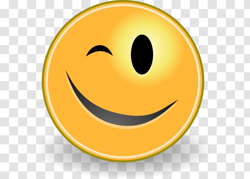 Smiley Wink Eye Clip Art - Com Transparent PNG