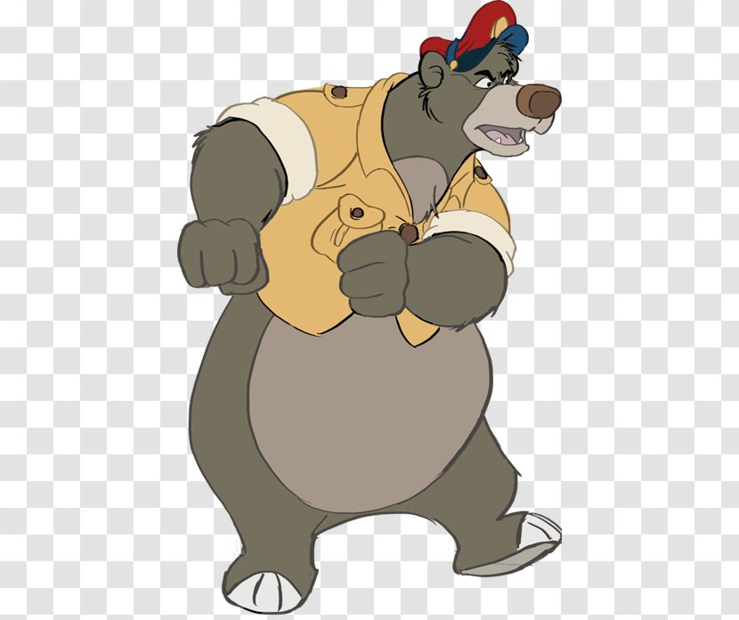 Baloo The Jungle Book Kit Cloudkicker Art Drawing - Cartoon Transparent PNG