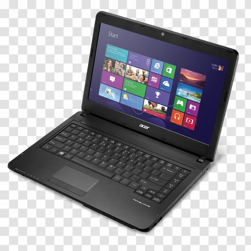 Laptop Intel Core Acer Aspire TravelMate - Netbook - Embossed Pattern Transparent PNG