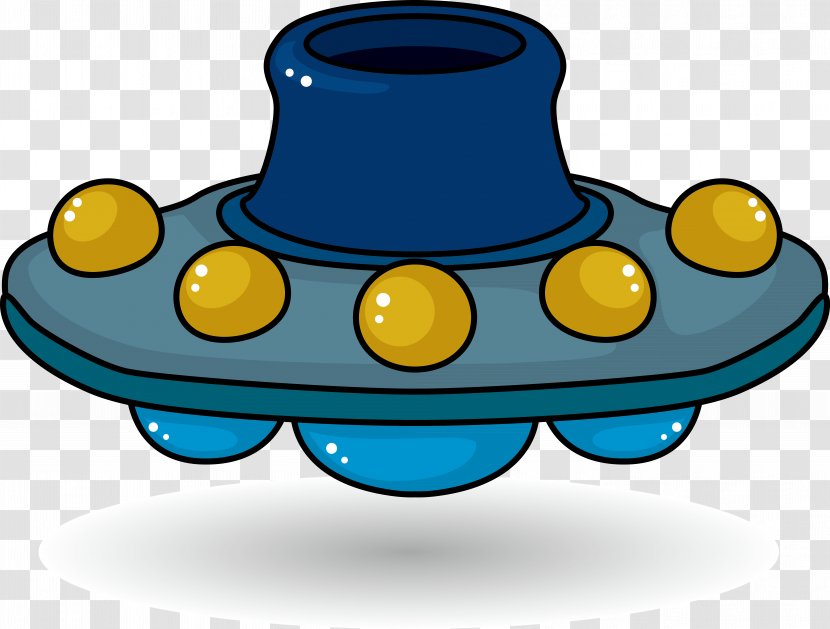 Spacecraft Cartoon Unidentified Flying Object Clip Art - Robot Material Tool Transparent PNG