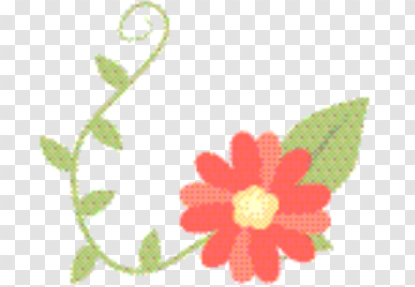 Pink Flower Cartoon - Wildflower - Pedicel Transparent PNG