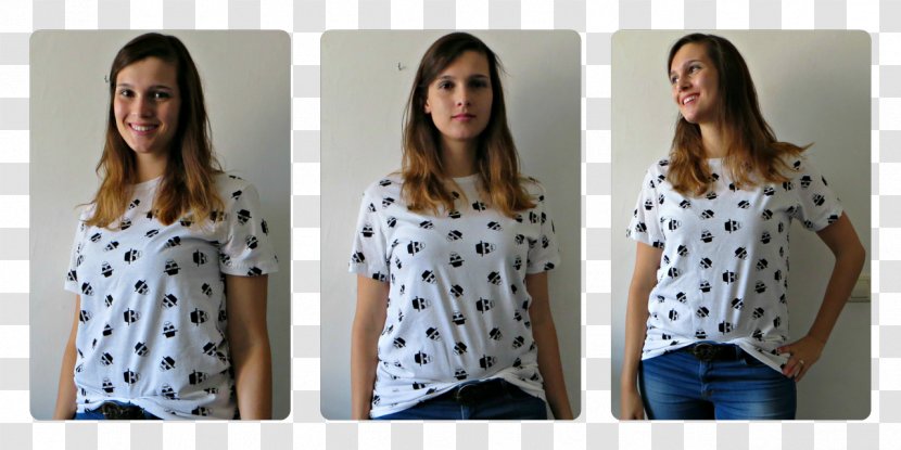 Blouse Polka Dot T-shirt Fashion Shoulder - Watercolor Transparent PNG