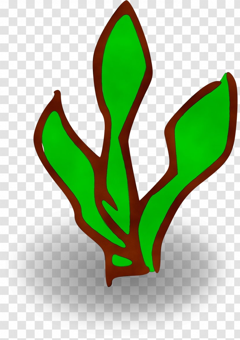 Green Clip Art Gesture Hand Logo - Plant Transparent PNG