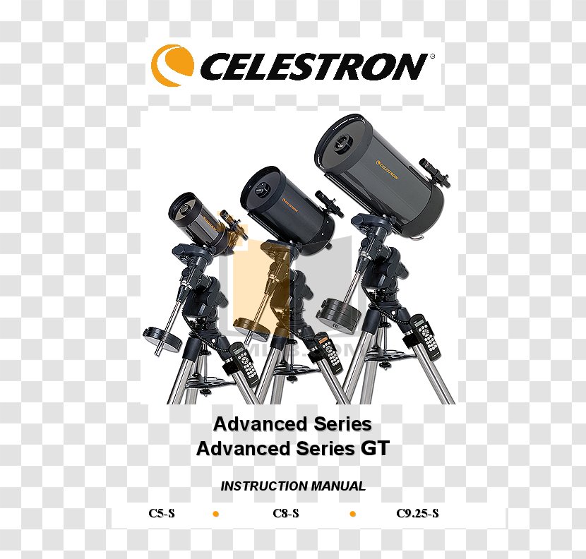 Telescope Celestron Advanced Series C6-RGT Product Manuals User - Refracting Transparent PNG
