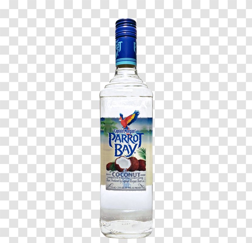 Vodka Tonic Liqueur Rum Liquor Glass Bottle - Drink - Pineapple Coconut Transparent PNG