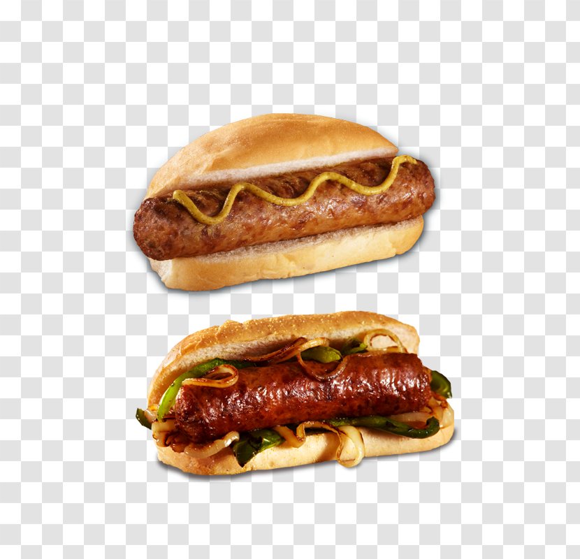 Sausage Sandwich Hot Dog Cheeseburger Breakfast - Fast Food - Transparent Image Transparent PNG