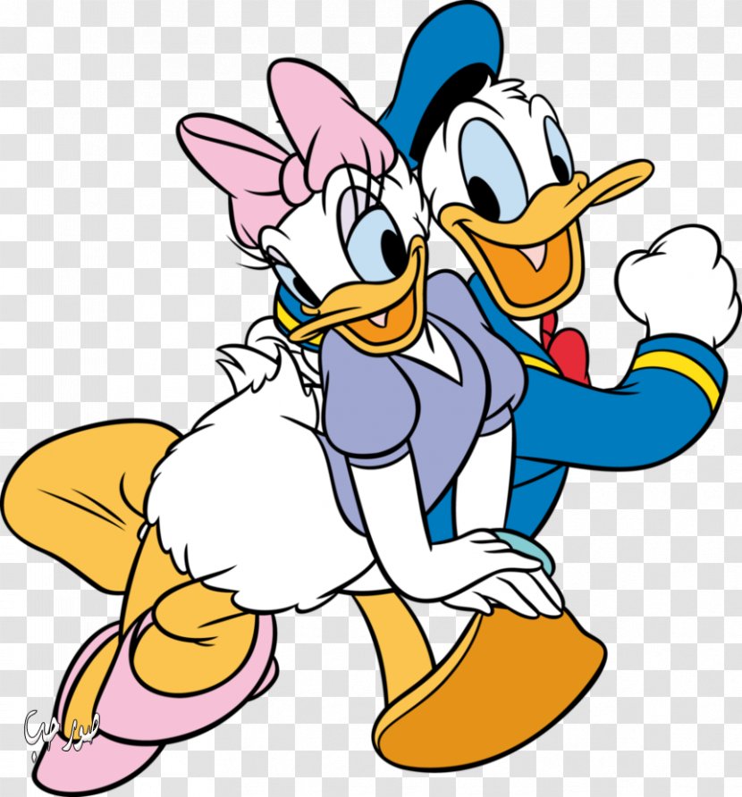 Donald Duck Daisy Minnie Mouse Huey, Dewey And Louie Goofy - Bird Transparent PNG