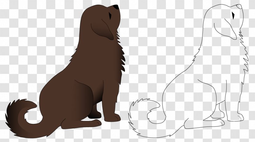 Puppy Dog Pet Sitting Line Art Illustration Transparent PNG