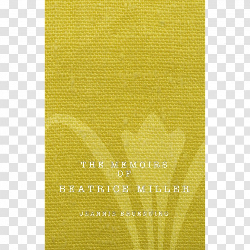The Memoirs Of Beatrice Miller Book J. G. Bruenning Font - Memoir - Bea Transparent PNG