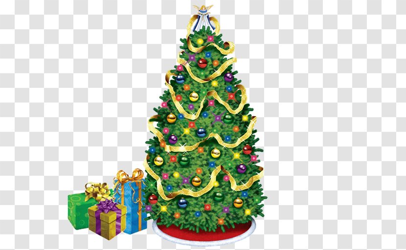 Christmas Tree Ornament Santa Claus - Pine Family Transparent PNG