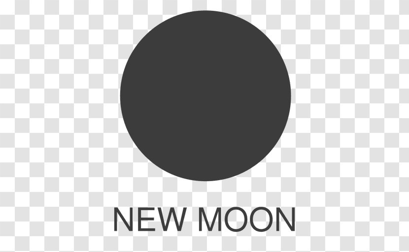 New Moon - Text Transparent PNG