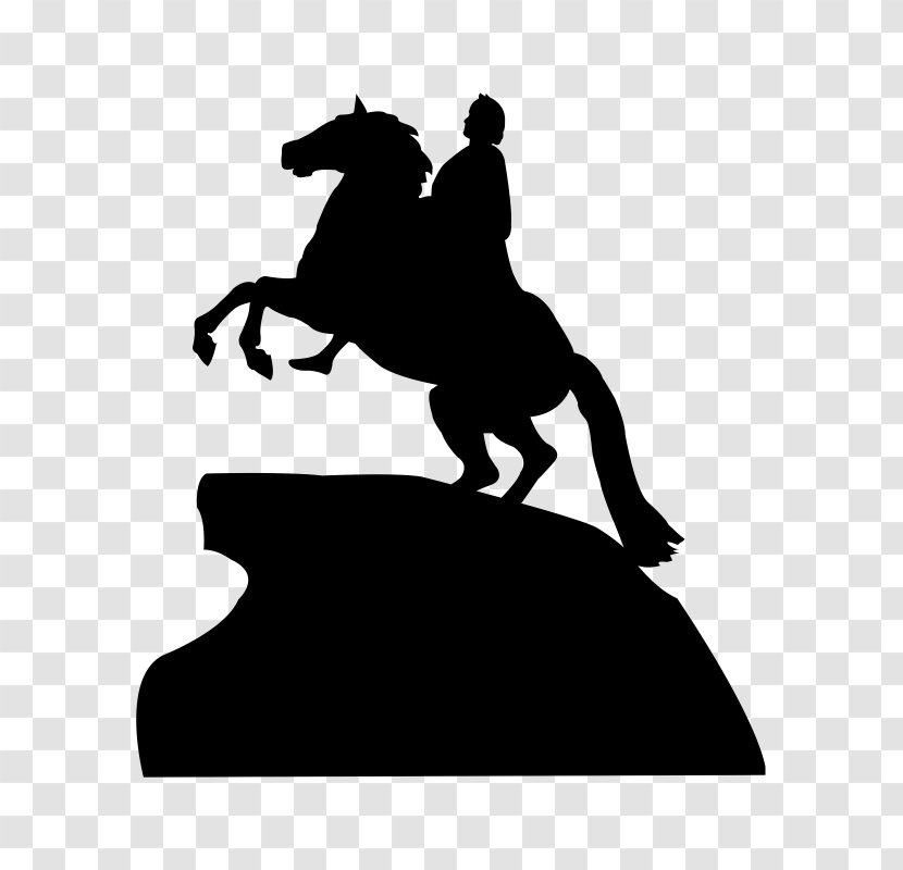 Bronze Horseman Monument Neva River Travel - Horse Tack - Saint Petersburg Transparent PNG