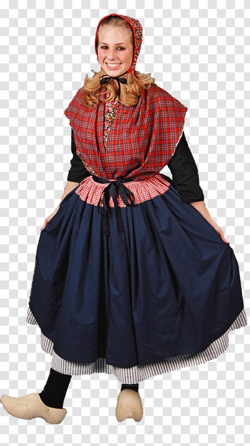 Costume Dress Tartan Outerwear Dutch Language - Drawing Transparent PNG