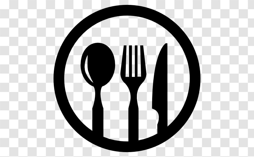 Take-out Restaurant Cafe - Black And White - Symbol Transparent PNG