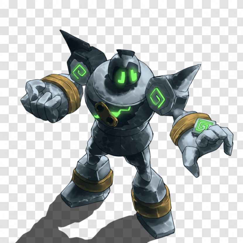 Pokémon X And Y Golurk DeviantArt - Machine - Fire Fist Transparent PNG