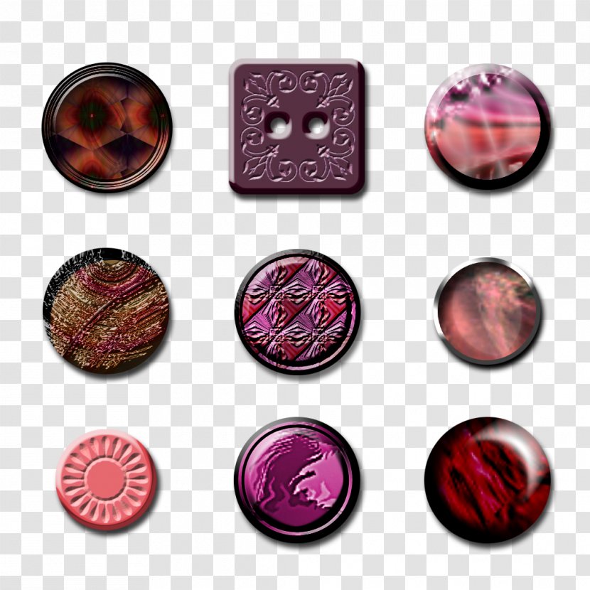 Barnes & Noble - Purple - Button Set Transparent PNG