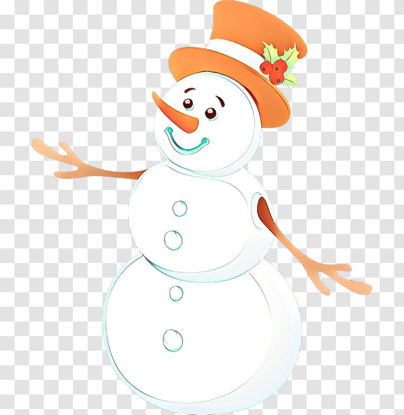 Snowman - Cartoon Transparent PNG