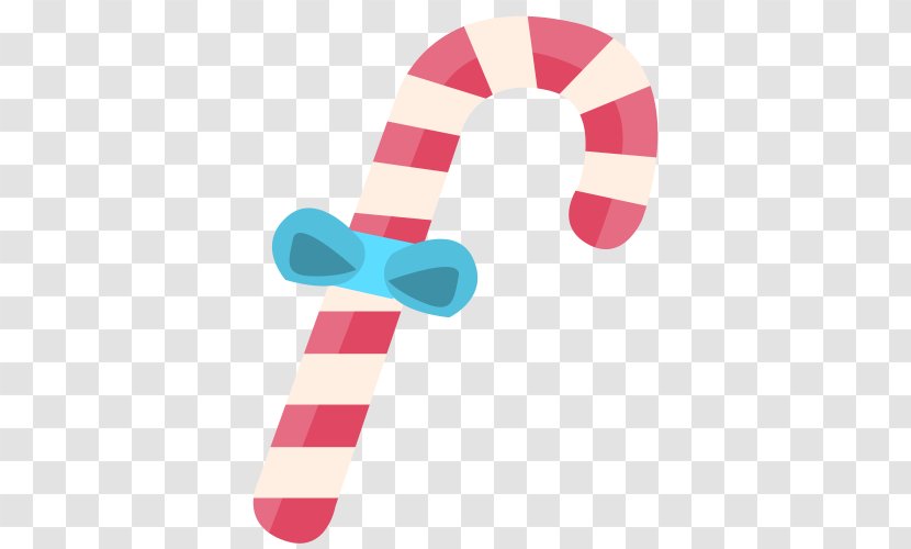Candy Cane Santa Claus Christmas Caramel - Pink - Stripes Transparent PNG
