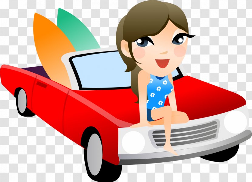 Boy Cartoon - Driving - Games Model Car Transparent PNG